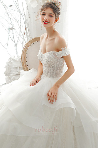 Robe de mariée Printemps Médium Décalcomanie net Epurée Lacez vers le haut - Page 4