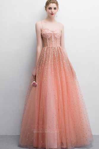 Robe de bal Tulle Epurée A-ligne Manquant Naturel taille Longueur Cheville - Page 1