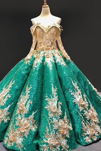 Robe de bal Rosée épaule Manche Courte Laçage À la masse Étoilé - Page 8