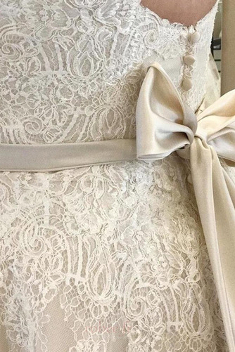 Robe de mariée Tulle A-ligne Bretelles Spaghetti Luxueux Longueur de plancher - Page 3