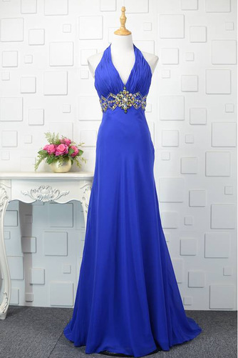 Robe de bal Dos nu Luxueux Longueur au sol Printemps Mousseline - Page 1