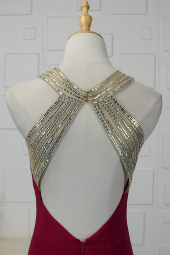 Robe de bal Dos nu Près du corps vogue Sans Ceinture Perle Train de balayage - Page 6