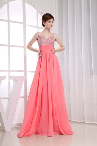 Robe de soirée Manquant noble Empire Larges Bretelles Sans Manches - Page 1