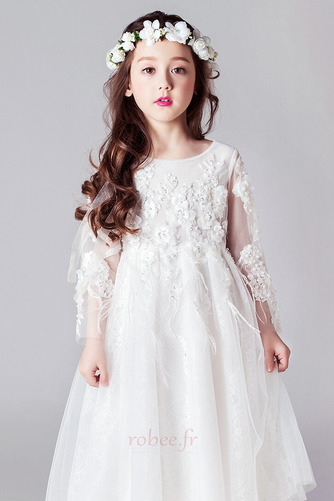 Robe de fille de fleur Cérémonie Médium Fermeture à glissière - Page 3