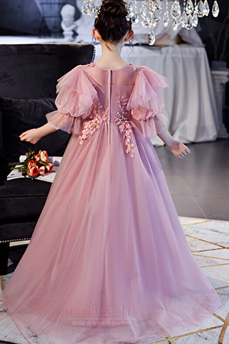 Robe de fille de fleur Décalcomanie Balançoire Manche Courte - Page 2