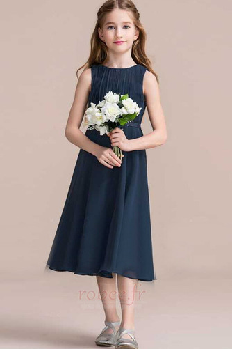 Robe de fille de fleur a ligne Balançoire Sommaire Norme Mousseline - Page 1