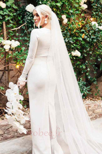 Robe de mariée Manche Longue De plein air Maternité Bouton Longueur de plancher - Page 2