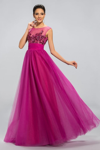 Robe de soirée Drapé Pittoresque A-ligne Longueur Cheville Ballon - Page 3