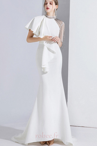 Robe de soirée Naturel taille Près du corps Norme Ruchés Plongeants - Page 6