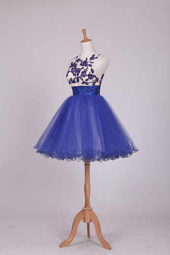 Robe de cocktail Ballon Longueur de genou Naturel taille Tulle - Page 3