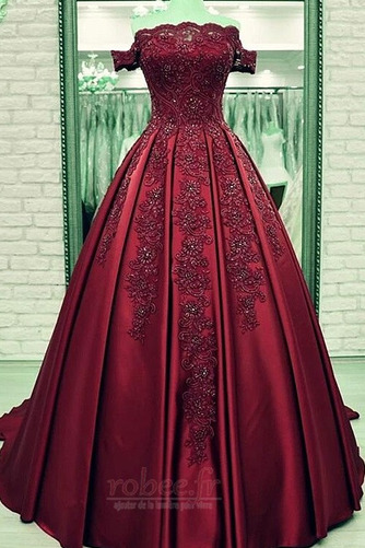 Robe de bal Longue Corsage Avec Bijoux Cérémonial Manche Courte - Page 3