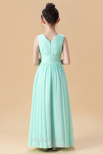 Robe de fille de fleur Fermeture éclair Longueur de plancher - Page 2