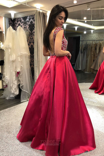 Robe de bal Fourreau Avec Bijoux Longueur au sol Fermeture à glissière - Page 2