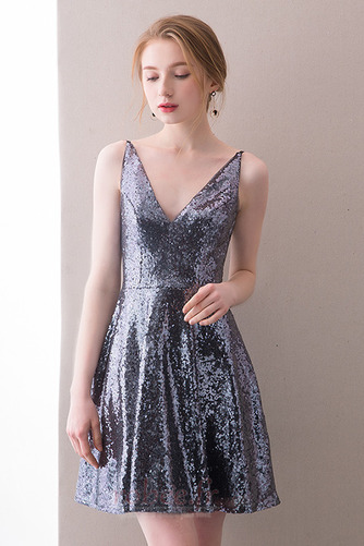 Robe de cocktail Elégant Naturel taille Manquant Été Drapé aligne - Page 4