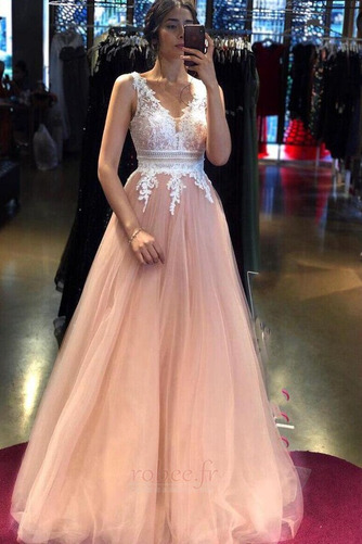 Robe de soirée Fermeture à glissière A-ligne Train de petit Naturel taille - Page 1