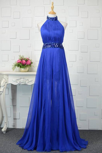 Robe de soirée Manquant Fourreau plissé Sans Manches Chiffon - Page 1