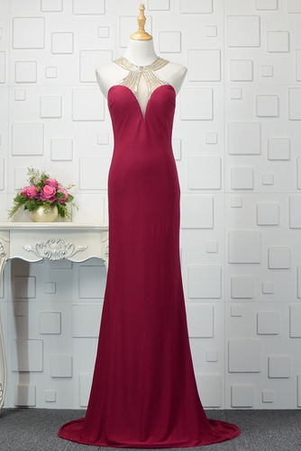 Robe de bal Dos nu Près du corps vogue Sans Ceinture Perle Train de balayage - Page 1