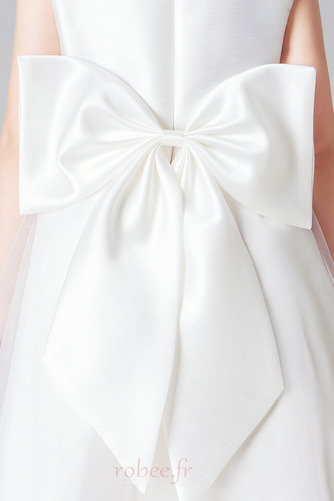 Robe de fille de fleur Tulle Col de chemise t Longueur Cheville - Page 5