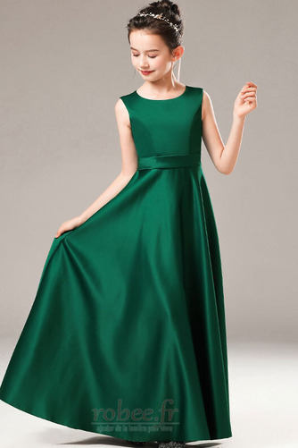 Robe de fille de fleur Naturel taille A-ligne Drapé Fermeture à glissière - Page 12