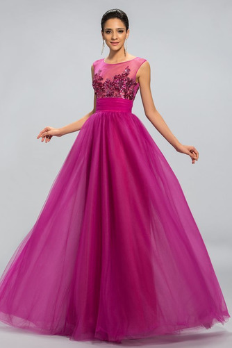 Robe de soirée Drapé Pittoresque A-ligne Longueur Cheville Ballon - Page 4