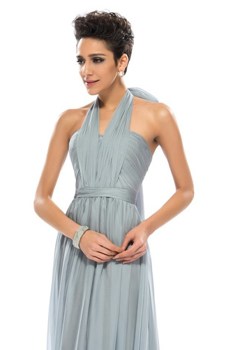 Robe de soirée Plissé Train de petit Milieu Naturel taille Dolman Sleeves - Page 9