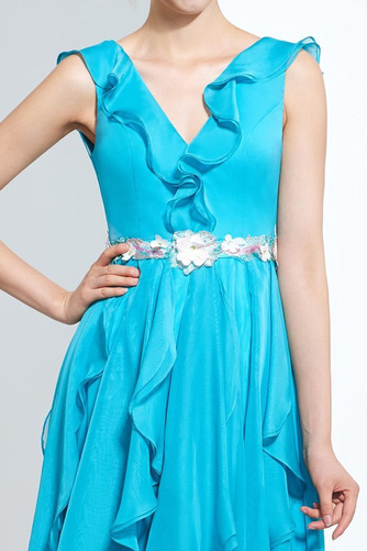 Robe de bal Longueur Cheville Printemps Fleurs Elégant Mousseline - Page 4