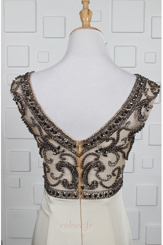 Robe de soirée Mince Maigre Naturel taille Perlé Spandex Col Bateau - Page 11