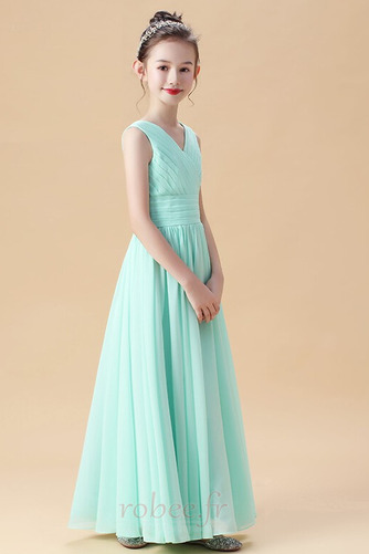 Robe de fille de fleur Fermeture éclair Longueur de plancher - Page 6