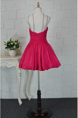 Robe de cocktail Chic A-ligne Chiffon Sans Manches Courte Bretelles Spaghetti - Page 2