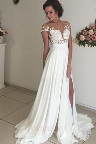 Robe de bal A-ligne Petites Tailles Gaze Décalcomanie Manche Aérienne - Page 1