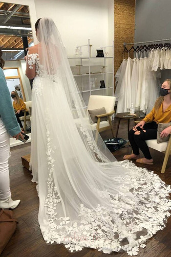 Robe de mariée Manche Longue Décalcomanie Manche Aérienne aligne - Page 3