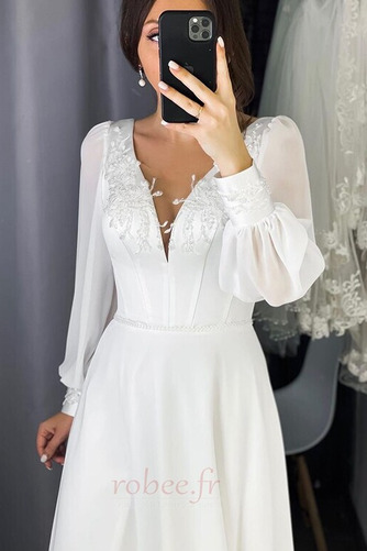 Robe de mariée De plein air Elégant Train de petit Fermeture à glissière - Page 2
