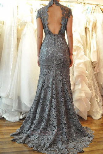 Robe mères Col haut Printemps Près du corps Naturel taille Dentelle - Page 1