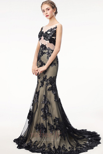 Robe de bal Longue noble Appliquer Naturel taille Sirène Mince - Page 1