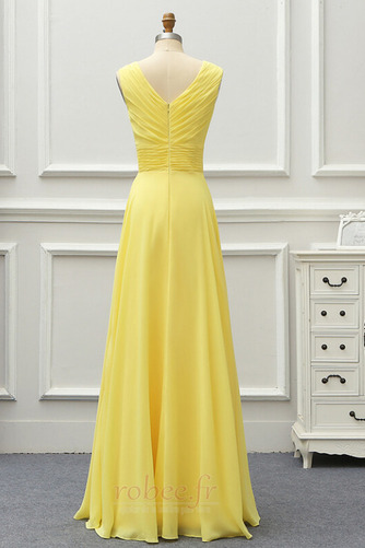 Robe de demoiselle d'honneur Traîne Courte Elégant Sans Manches - Page 2