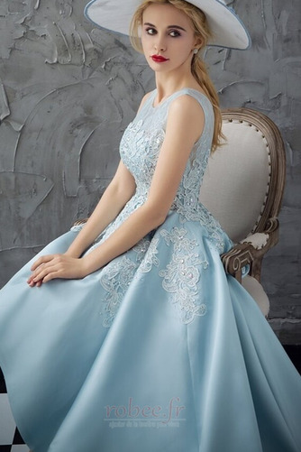 Robe de bal Dentelle Naturel taille Fermeture à glissière Fête - Page 4