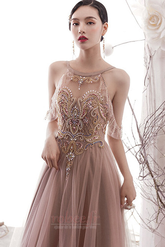 Robe de bal Multi Couche Naturel taille Longueur de plancher - Page 4