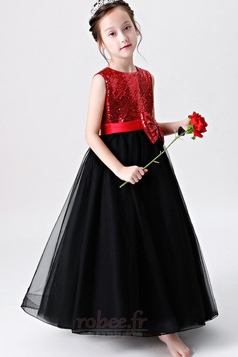 Robe de fille de fleur À la masse Formelle A-ligne Fermeture à glissière - Page 4