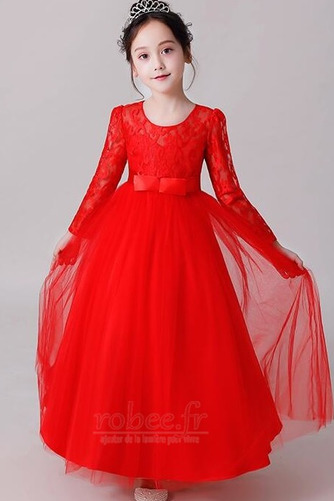 Robe de fille de fleur Petit collier circulaire Dentelle Formelle - Page 6