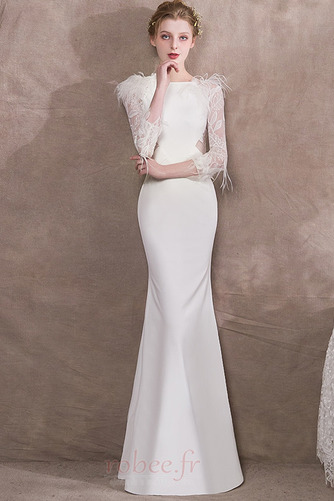 Robe de soirée Col de chemise t Manche Aérienne A-ligne Longueur Cheville - Page 3