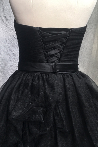 Robe de bal Ceinture en Étoffe Formelle A-ligne Exquisite Haut Bas - Page 5