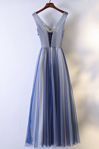 Robe de demoiselle d'honneur Train de petit Naturel taille A-ligne - Page 2