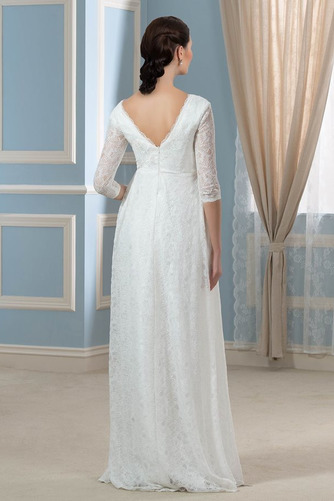 Robe de soirée taille haut Mousseline Chic Manche Aérienne Dos nu - Page 3