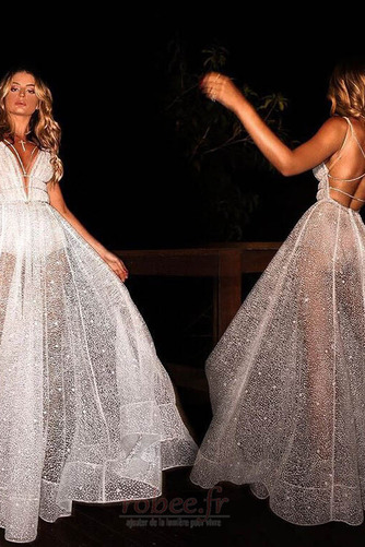 Robe de bal Tulle Perspectif Décolleté Dans le Dos Ballon Perle - Page 3