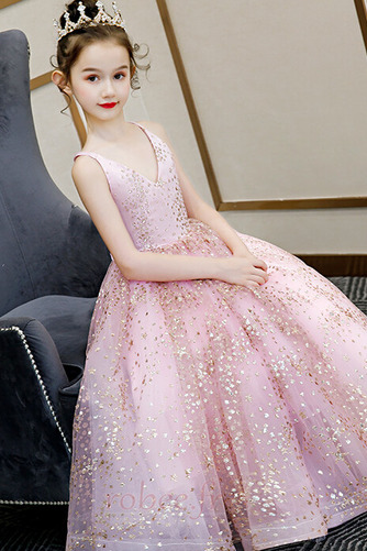 Robe de fille de fleur Balançoire gossamer aligne Sans Manches - Page 5