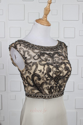 Robe de soirée Mince Maigre Naturel taille Perlé Spandex Col Bateau - Page 10