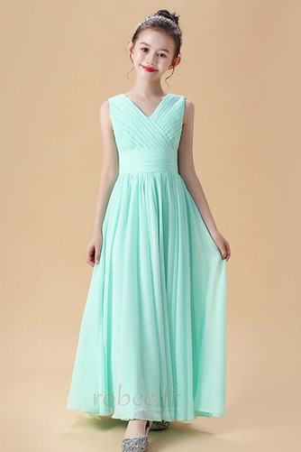 Robe de fille de fleur Fermeture éclair Longueur de plancher - Page 5