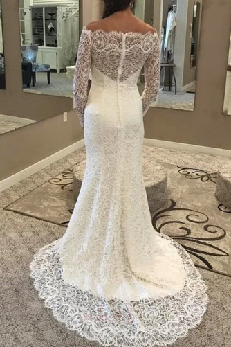 Robe de mariée Dentelle Norme Fermeture à glissière Manche Longue - Page 2