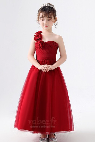 Robe de fille de fleur net vogue Fermeture à glissière Naturel taille - Page 1