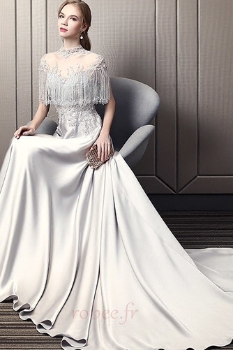 Robe de soirée Traîne Courte Elégant Petites Tailles Fête Gland - Page 4